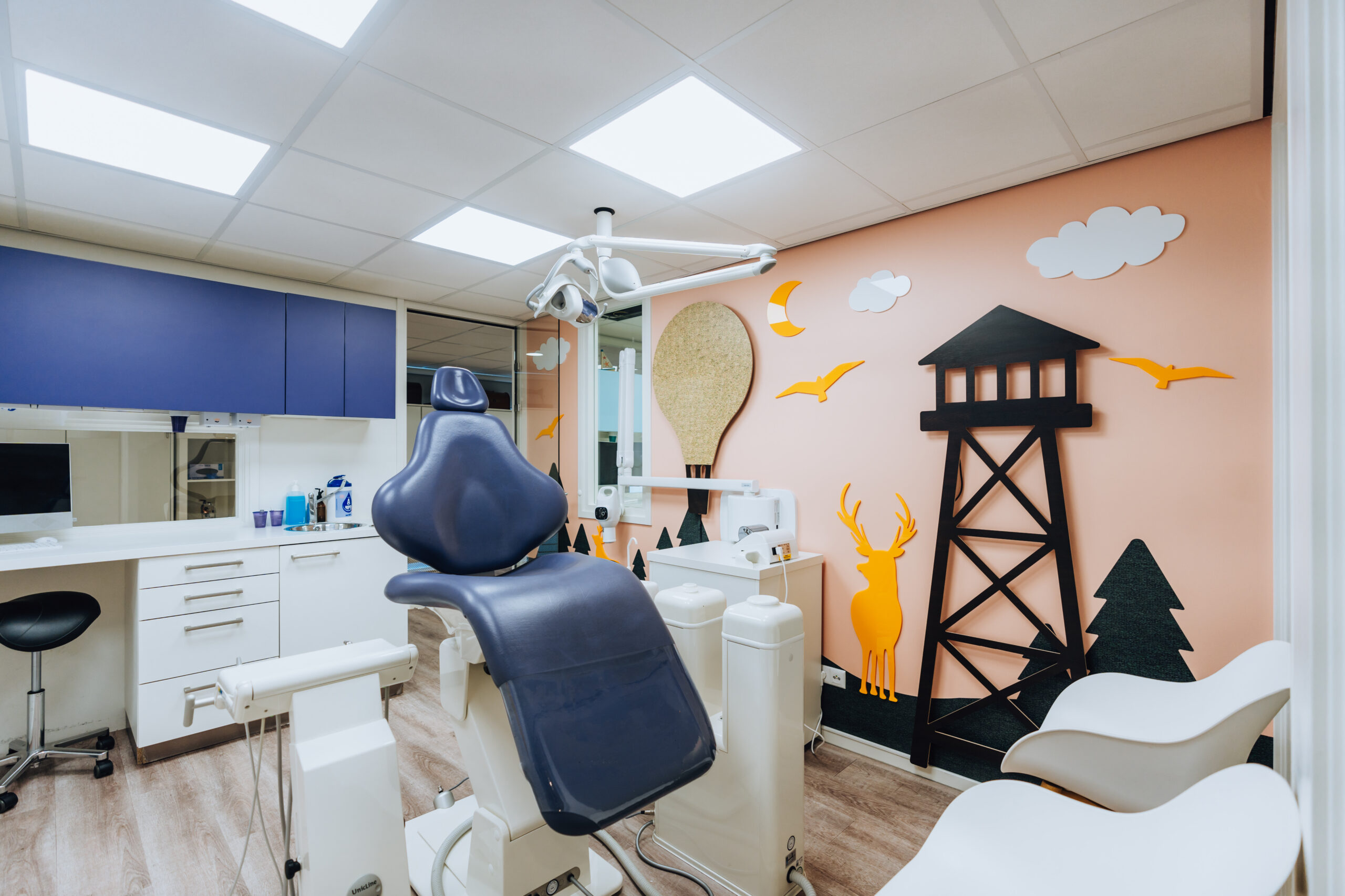 Jeugdtandarts Luchtballon kamer